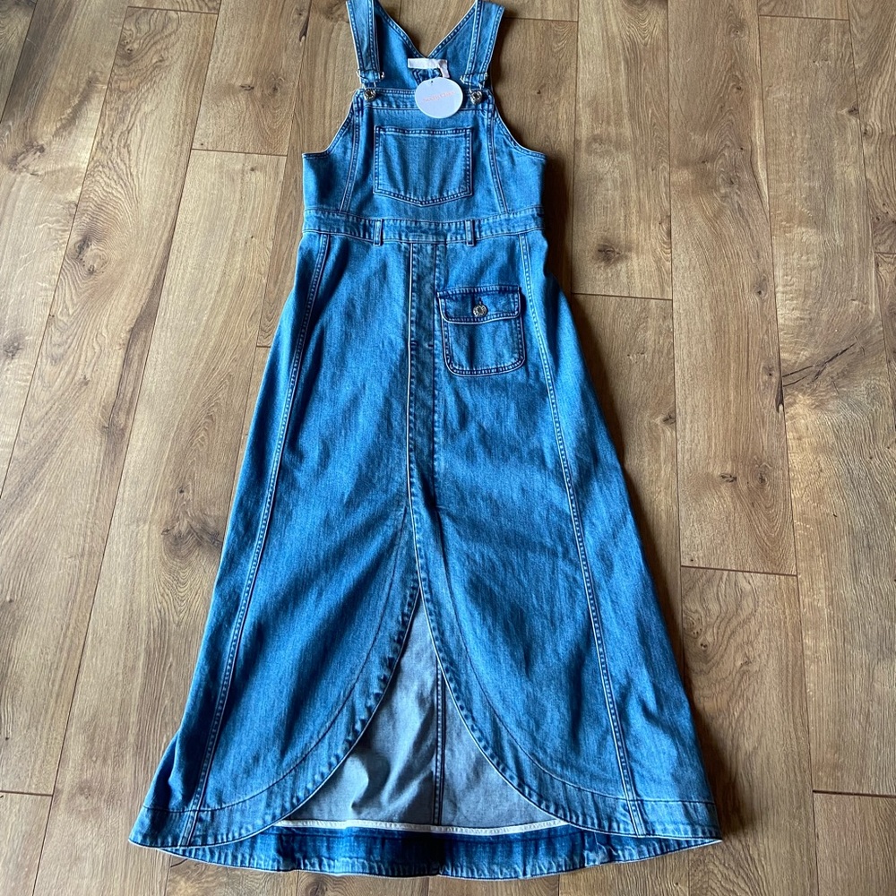 NWT Long Denim Dress